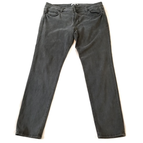CAbi Gray Skinny Stretch Jeans Size 8 - Picture 3 of 10